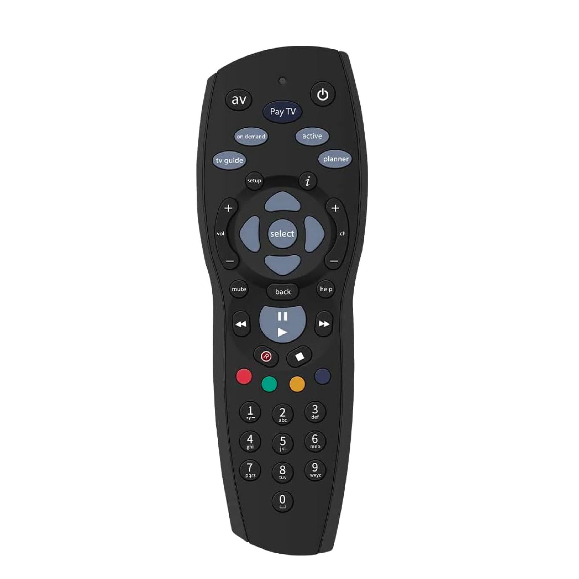 2x Tooleroo PayTV Remote Control Compatible with Foxtel MYSTAR SKY NZ - Black